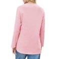 thumbnail image 3 of Women Long Sleeve T Shirt Casual Crew Neck Basic Top, 3 of 4