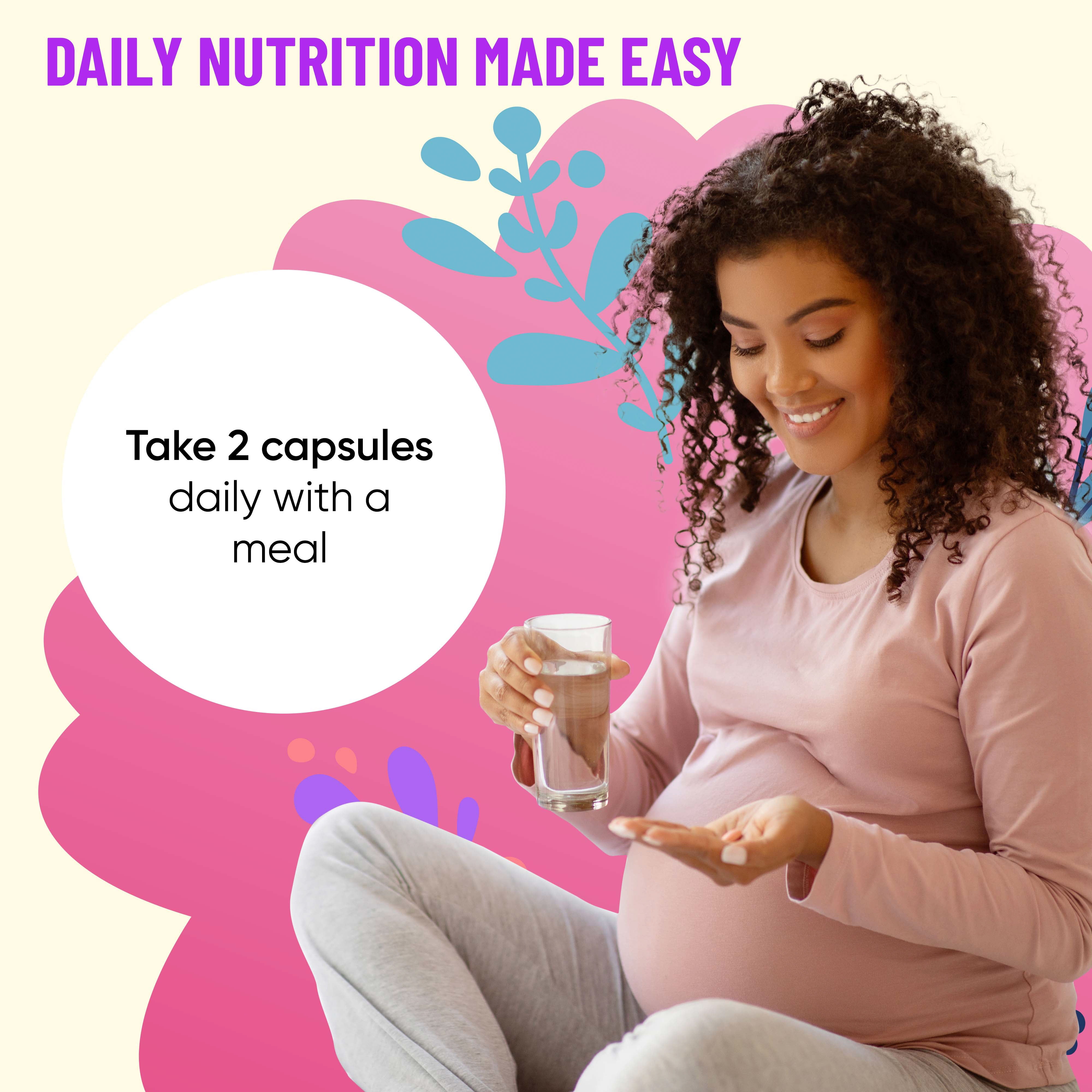 Mama’s Select Prenatal Vitamins with Vegan DHA – MTHFR-Friendly, Fish-Free & No Fish Burps, Allergen-Free, Gentle on Digestion, No Biotin Added