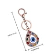 thumbnail image 2 of Nestingho Colgante Llavero Ojo De Ojo En Aleación De Zinc Color Rosa Dorado, 2 of 8