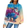 thumbnail image 1 of Chandail Imprimé d'Halloween pour Femmes Mode Hiver Noël, 1 of 5