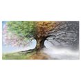 thumbnail image 2 of Tableau moderne imprimée sur toile Design Art Arbre en 4 saisons, 2 of 3