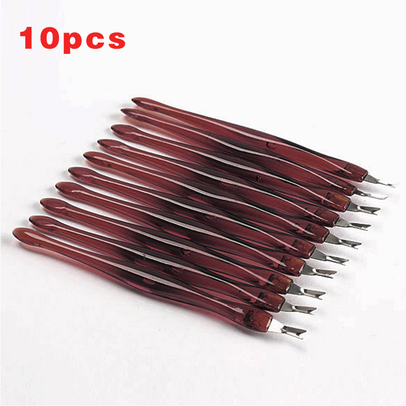 lzndeal 10 Pcs/Set Cuticle Trimmer Pusher Remover Manicure Pedicure Care Nail Beauty Tool