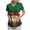 Green, variant on Santa Shirt Merry Christmas Shirt for Women Xmas Holiday Tshirt Christmas Lights Tee Top Red,3XL