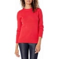 thumbnail image 1 of walmart Essentials Chandail à Col Rond à Manches Longues pour Femmes, Coupe Classique, Toucher Doux, 1 of 8
