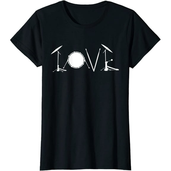 Drummers Drumming Gift Drum Love Drums Drummer T-Shirt