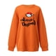 thumbnail image 2 of Gibobby Sudadera Navidad mujer Sudadera con capucha estampada navideña holgada para mujer con mangas hasta los hombros(Naranja,XG), 2 of 3