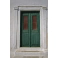 thumbnail image 2 of Noble Gardner, Nancy 17x24 Black Ornate Wood Framed with Double Matting Museum Art Print Titled - Greece, Chora Doorway to Neo- Classical house, 2 of 4