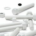 thumbnail image 6 of 5 x White Hexagon Head Screws Polypropylene (PP) Plastic Nuts and Bolts, Hex Head, Washers, M20 x 150mm, Fastener, Anti-Corrosion, Chemical Resistant, (25/32 x 5 29/32 in), 6 of 12