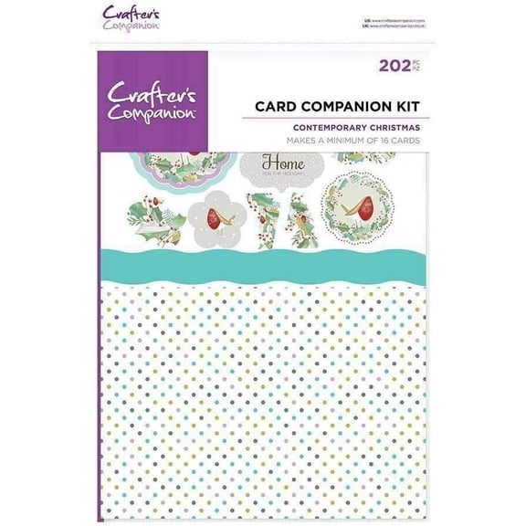 Crafter's Companion Card Companion Kit Contemporary Christmas 202-pieces