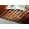 thumbnail image 4 of 24x36 Inch Washable Area Rug for Living Room, Modern Soft Tufted Rug, Non-Slip Small Rugs Floor Mat for Bedroom, Dining Room, Office, Brown, 4 of 6