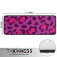 thumbnail image 5 of Kitchen Rugs Sets Of 2,Pink and Black Of Leopard Print Anti Fatigue Kitchen Mat Rugs Non Slip Washable,Decorative Kitchen Floor Mats for Kitchen,Sink,Laundry,17"x47"+17"x47", 5 of 5