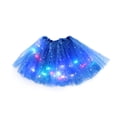 thumbnail image 5 of Cxenplz Women's Tutu Skirt Light Up Tutus Layered Tulle Ballet Skirt Sparkly Sequin Tutu Costume for Party Carnival, 5 of 7