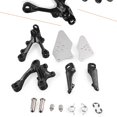 thumbnail image 2 of Front Rider Footrest Foot Peg Bracket for Kawasaki ZX6R 2009 2010 2011, 2 of 5