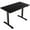 Black, variant on Gymax Electric Standing Desk Adjustable Stand up Computer Desk Anti-collision Rustic