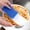 A, variant on 6pc Double-Layer Wood Pulp Sponge, Ergonomic Scouring Cloth, Foamy Stable Kitchen Cleaning Tool for Kitchens Pantries Sinks Counters Homes Diners Utensils