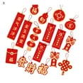 thumbnail image 2 of 1 Set 2022 Creative Chinese Idiom Hanging Tag Decor Auspicious Trendy Paper Hanging Card Widget for Home, 2 of 8