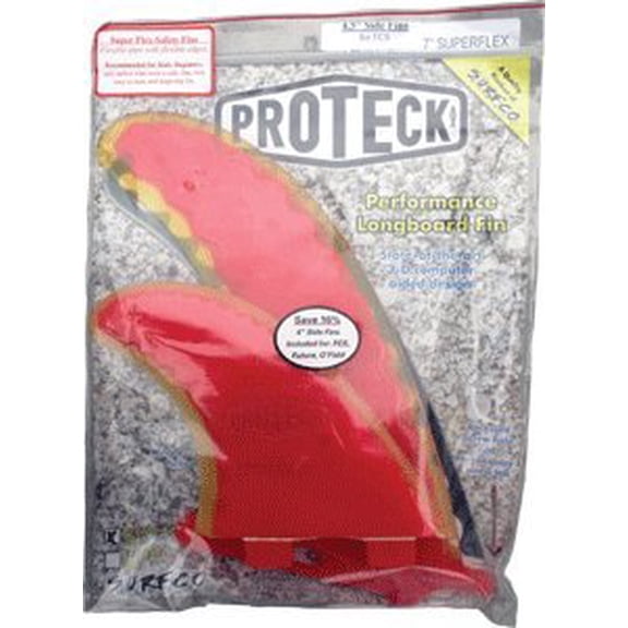 Proteck Super Flex FCS Combo 7.0 4.5 Red/Yellow