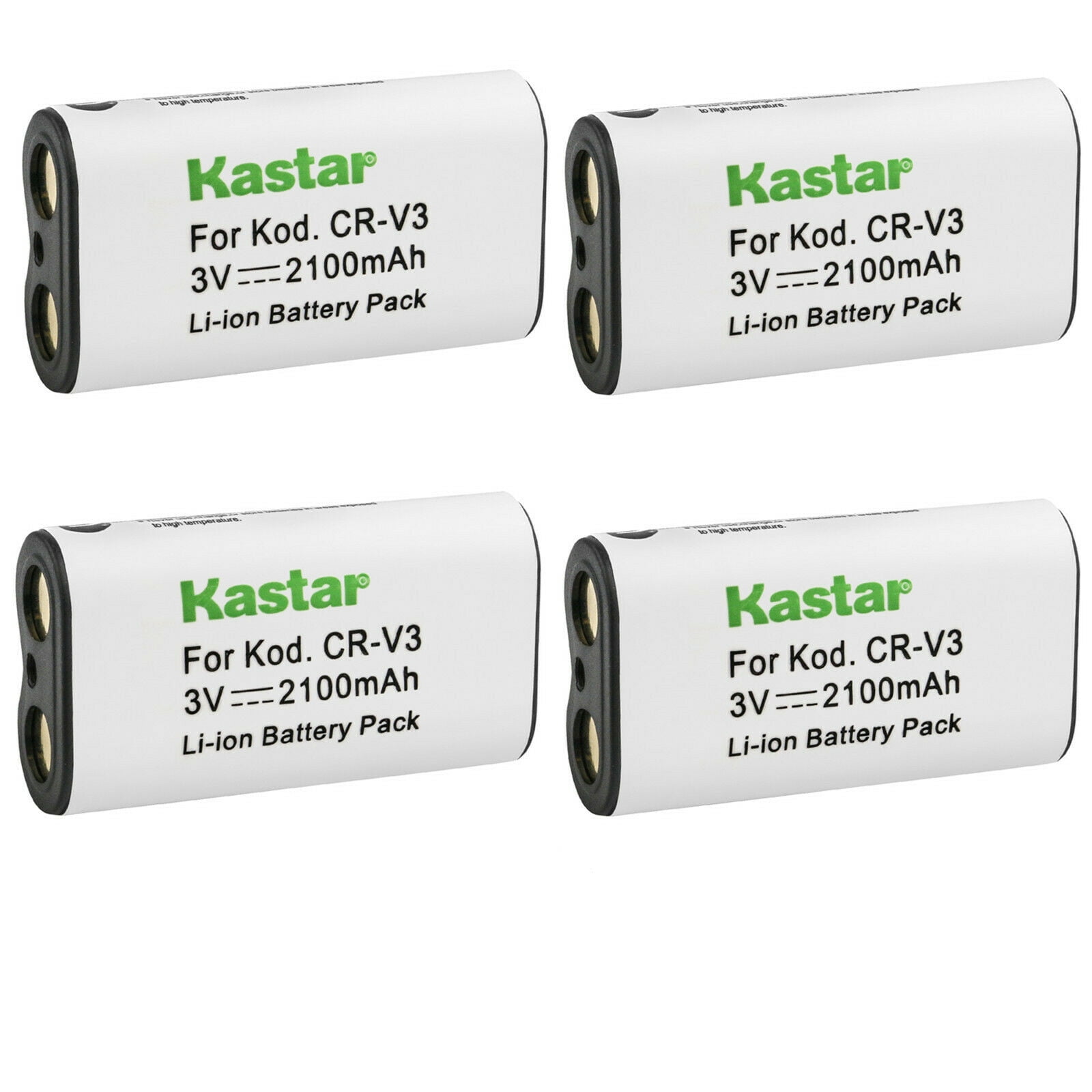 Kastar CR-V3 Battery 4-Pack Replacement for Pentax *ist D *ist D2 *ist DL *ist DS *ist DS2 DigiBino 100 Optio 230 Optio 30 Optio 330GS Optio 33L Optio 33LF Optio 33WR Optio 43WR Camera