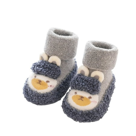 

OVINYER Boys Girls Baby Socks Shoes Toddler Shoes Floor Socks Shoes Cartoon Rabbit Casual Cute Prewalker Footwear Leisure Design