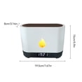 thumbnail image 7 of Techken Flame Ultrasonic Mist Humidifier with Bluetooth Speaker Alarm Clock - 7 Color Lights, 7 of 7