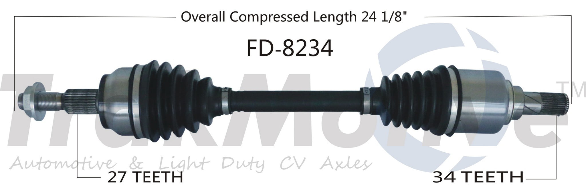 SurTrack Front Right CV Axle Shaft FD-8165