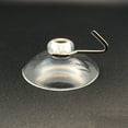 thumbnail image 3 of Suction Sucker Window Hooks Clear Wire Hook 32MM ( Pack of 20 ), 3 of 7