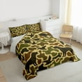 thumbnail image 3 of jejeloiu Mallard Camouflage Pattern Bedding Comforter Set,Hunting Farmhouse Camping Twin Comforter Sets,Black Brown Green Bedding Set For Men Women,Luxury Bedroom Decor Reversible,2pcs, 3 of 8