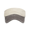 thumbnail image 4 of Xfvqtps Sun Visor Hat for Women Breathable Wide Brim Color Block Sun Protection Foldable Packale Summer Sun Beach Cap, 4 of 4