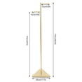 thumbnail image 2 of Miumaeov Free-standing Metal Coat Rack Hat Hanger Hall Tree Coat Hanger Stand Clothes Rack with Stable Base and 2 Hooks for Hallway Entryway, 2 of 12
