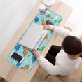 thumbnail image 3 of Long Mouse Pads for Desk,Light Blue Dinosaurs Palms Eggs Pattern Desk Mats on Top Of Desks, Desk Mouse Pad Extra Large with 3mm Non-Slip Base and Stitched Edge for Gaming,Office,Work,Home 31.5"x11.8", 3 of 6