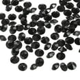 thumbnail image 3 of Uxcell 1000 Pieces Acrylic Diamonds Vase Fillers 10mm Plastic Fake Crystals Gems Wedding Table Scattering Diamond, Black, 3 of 6