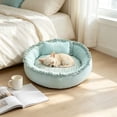 thumbnail image 6 of Dmlowu Cozy Dog Bed for Medium Size Dogs, Warm Soft Cat Bed with Thickened Cushion, Round Donut Sleeping Dog Beds for Indoor Outdoor, Machine Washable, 6 of 6