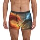 thumbnail image 1 of Balery Red And Blue Fire Dragon B Calzoncillos bóxer para hombre, ropa interior de algodón suave y transpirable con cinturilla de nailon-Large, 1 of 5