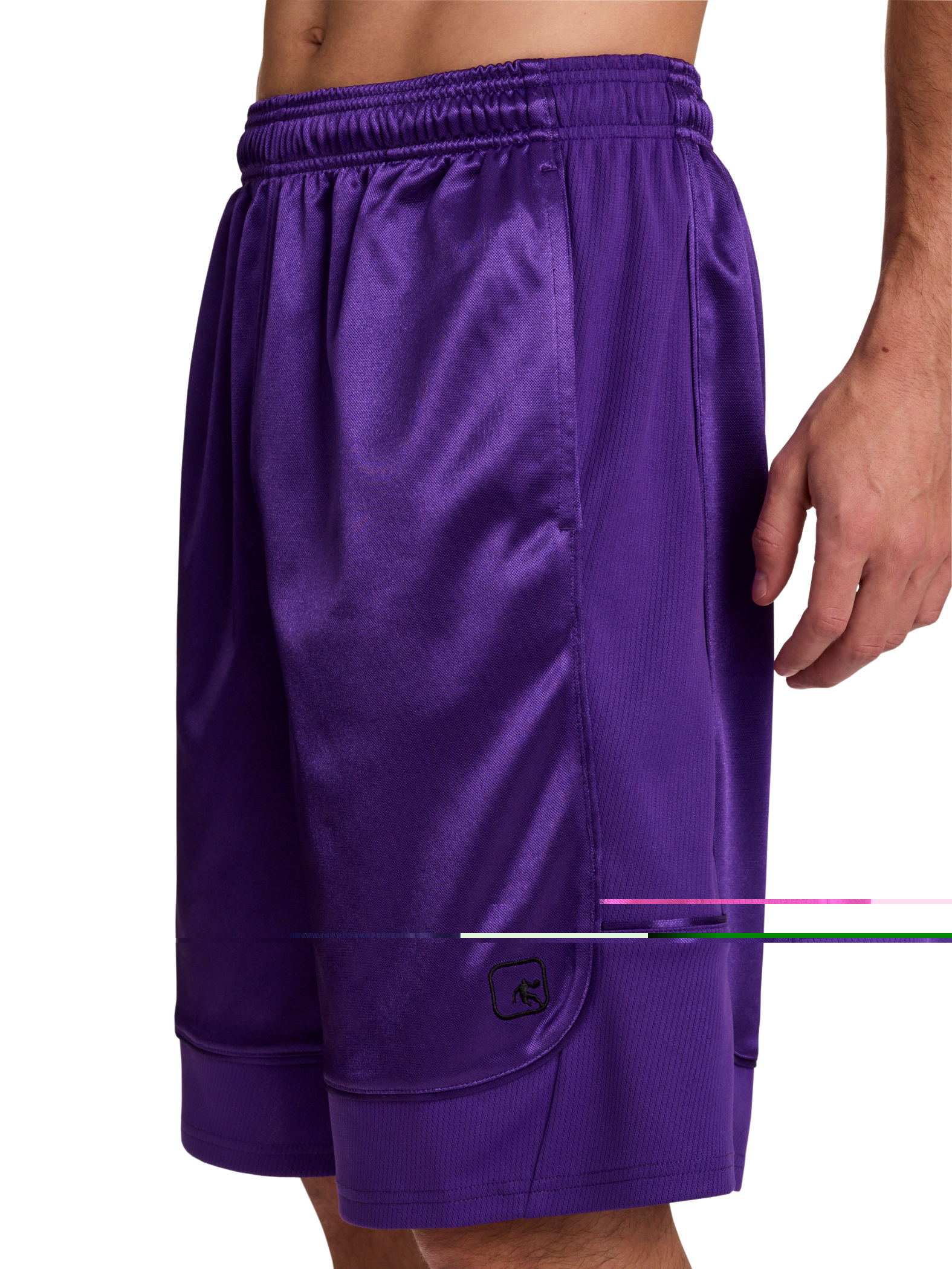 AND1 Men's and Big Men's All Court Short, 11" inseam, up to Size 5XL