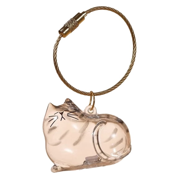 Cat Hair Storage Box Pendant Cat Hair Storage Capsule Keychain Commemorative
