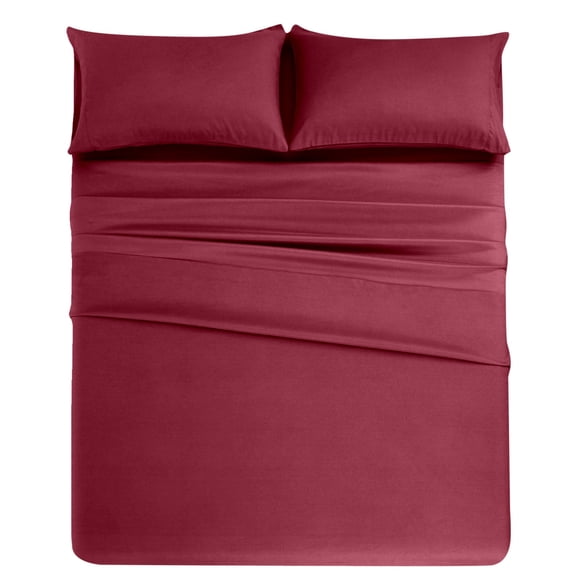 TIELUTT Stylish and Soft 4 Piece Bedding Set for Cozy Bedroom Made From Durable Polyester Fiber & Sheets Extra Soft Sheets Thick Bed Sheets Soft Microfiber Sheets Standard Textile Sheets