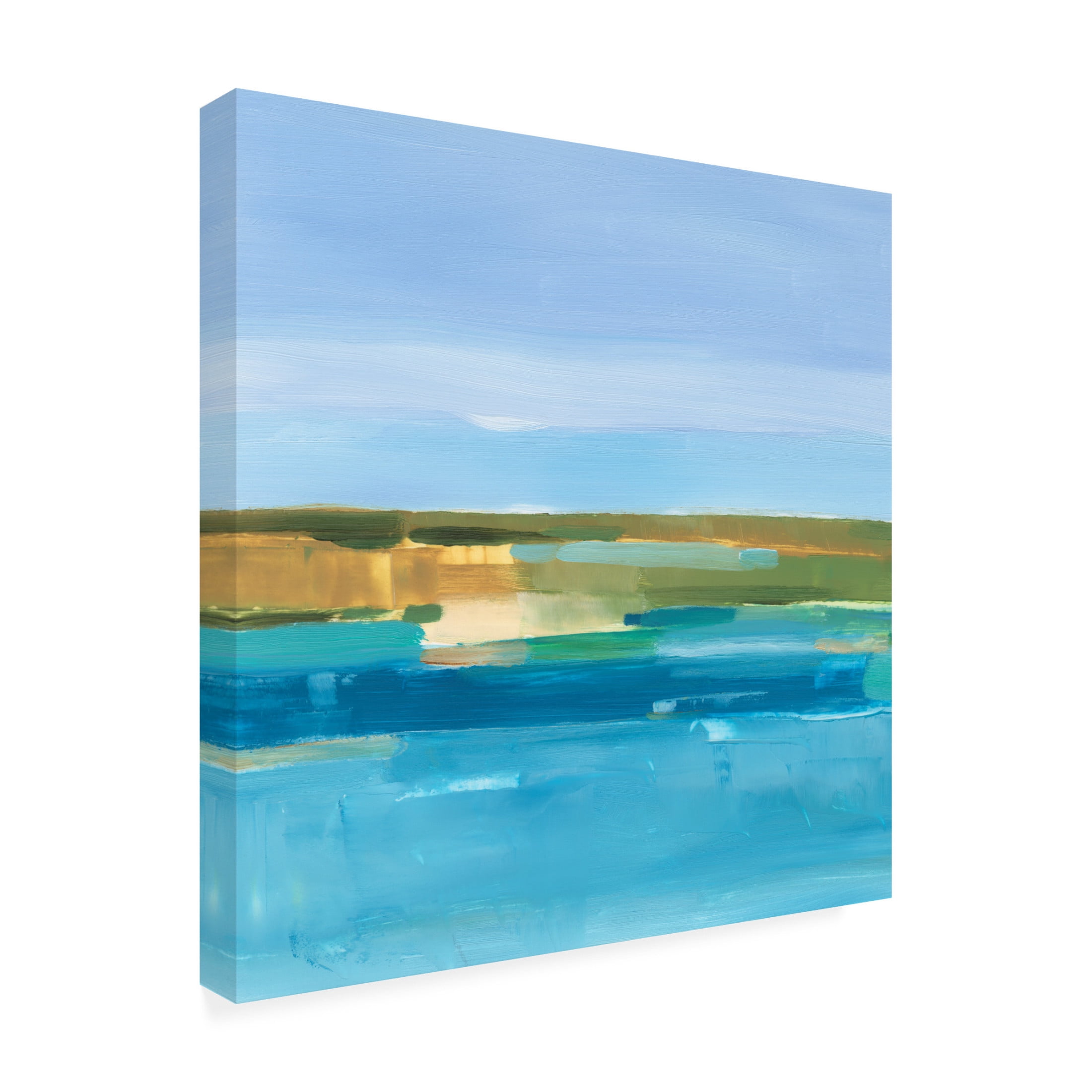 Trademark Fine Art Ethan Harper Crystal Blue Horizon I Canvas Wall Art