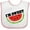 White and Pink, variant on Inktastic I'm Sweet Watermelon Boys or Girls Baby Bib