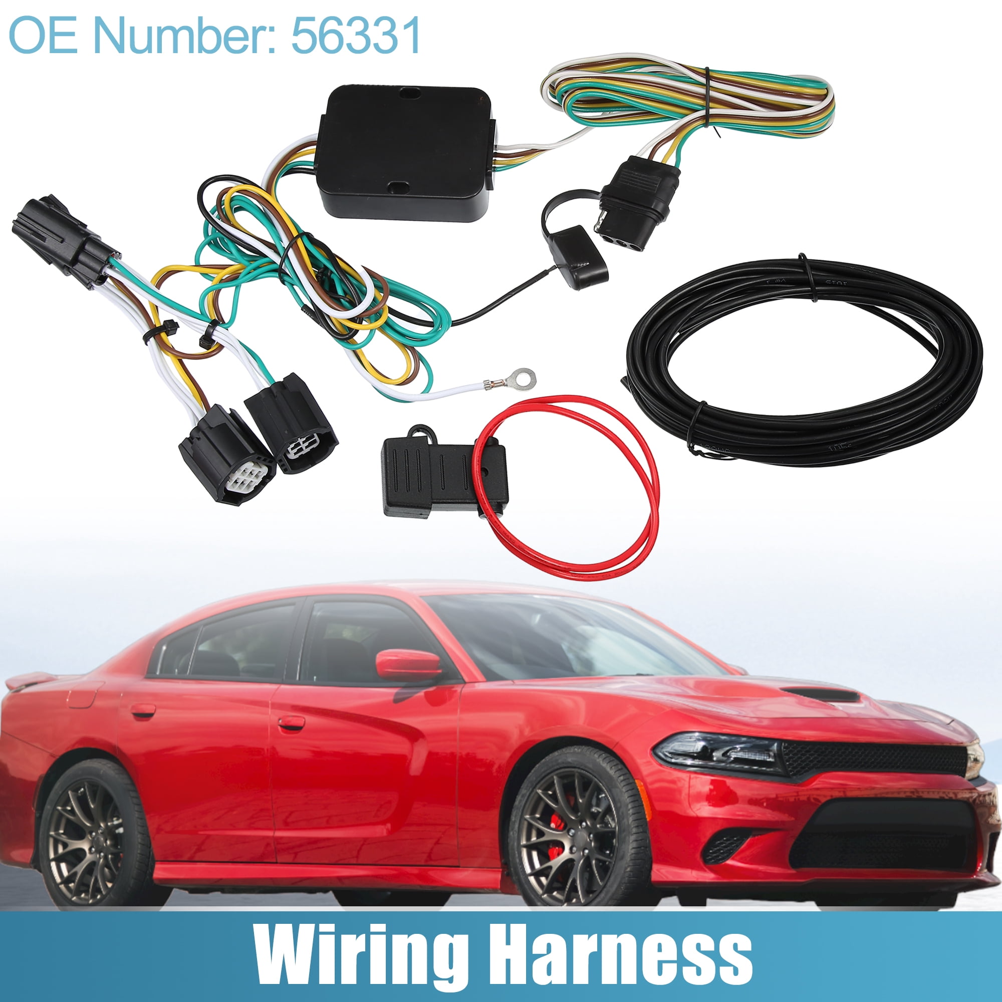 Unique Bargains 56331 4-Pin Trailer Wiring Harness for Chrysler for Dodge Caravan Grand