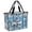Blue, White, Brown, variant on Coastal Shells Beach Bag for Women, Large Breathable Mesh Beach Tote Bag, Summer Ocean Waves Conch Blue Wooden Grain Sandproof Lightweight Travel Bags for Vacation Picnic Swimming Pool