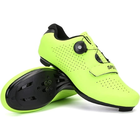 

Cycling Shoes Men Women Outdoor Sports Adult Mountain Bike Sneakers Green-under the Road 265mm