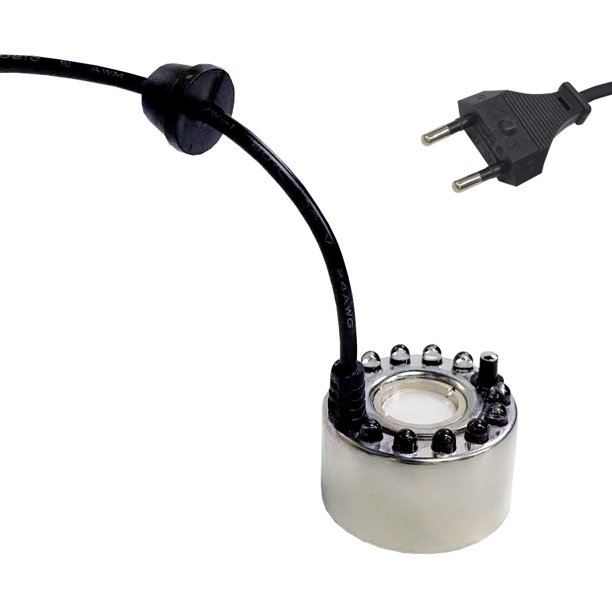 Mini nebulizador de luz LED para Halloween, fuente de agua, máquina de niebla para estanque, atomizador para decoración de fiesta de Navidad y Halloween, 2023