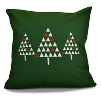 Simply Daisy Jump For Joy Trio Of Trees Print Outdoor Pillow