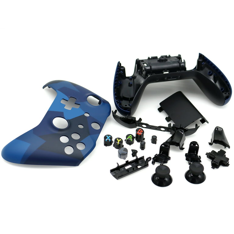 pålægge Havanemone golf Deal4GO FULL Housing Shell w/ Buttons Trigger Bumper Thumbsticks set  replacement for Xbox one Slim wireless controller Midnight Forces II  Edition - Walmart.com