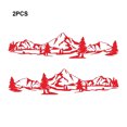thumbnail image 3 of Transemion 2pcs/set Decorative Camper Vans Caravans Decals Catch Everyone S Attention Cool Style Easy Removal Red+2pcs, 3 of 6