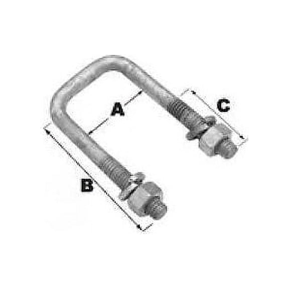 NEW SEACHOICE SQ U-BOLT-2 1/16 X2 13/16 SCP 57211