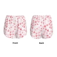 thumbnail image 5 of Lsque Cute Hand Drawn Hearts Printed Women's Running Shorts with Liner Pockets,Elastic Quick Dry Workout Athletic Gym Yoga Shorts,Womens High Waist Shorts-X-Large, 5 of 9