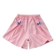 thumbnail image 1 of Kids Summer Pants,Summer Short Pants for Girls,Summer Children's Versatile Elastic Waist Sun Protection Pants Medium And Large Children's Loose And Breathable Shorts, 1 of 3