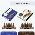 thumbnail image 2 of TRUMIRI Backflow Incense Cones - Combo Pack of 20 Incense Cones Waterfall - 10 Nag Champa + 10 Oud - Incense Backflow Cones - Waterfall Incense Cones - Incense Waterfall Cones, 2 of 9