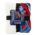 thumbnail image 3 of Superman American Hero Silk Touch Sherpa Throw Blanket, 3 of 7